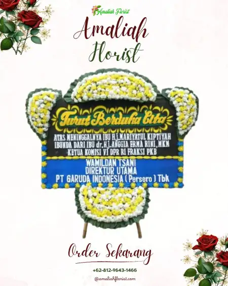 Papan Bunga Duka Tengkurak